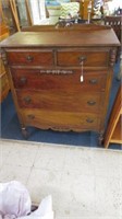 ANTIQUE FIVE DRAWER CHEST