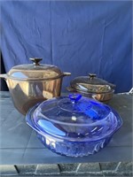 VISIONWARE DISHWARE & BLUE PYREX