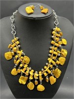 Fashion Jewelry Set w/ Necklace & Earrings
