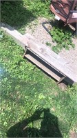 Primitive wooden bench/stool