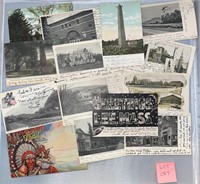 14 Massachusetts Antique/VTG Postcards Ephemera