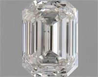 Gia Certified Emerald Cut .50ct Si1 Diamond