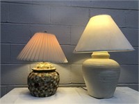 (2) Various Table Lamps