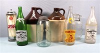 Stoneware Jugs, Jars + Bottles