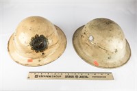 (2) American Legion Metal Helmets