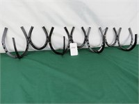 4 HOOK HORSE SHOE TACK RACK COLOR BLACK #23326