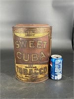 SWEET CUB TOBACCO COUNTRY STORE COUNTER TIN CAN