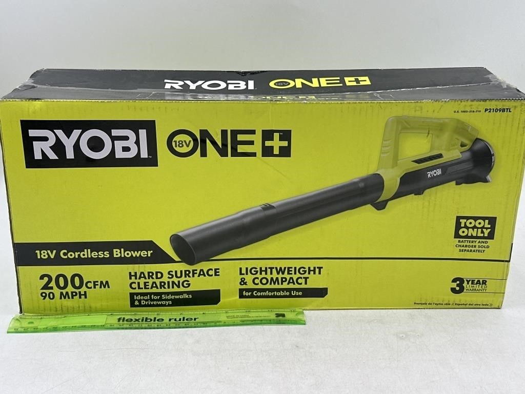 NEW Ryobi One + 18V Cordless Blower