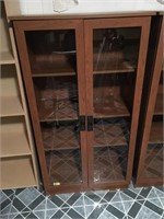 Pressed wood Glass Door Cabinet 30” x 53 1/2”t