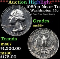 ***Auction Highlight*** 1989-p Washington Quarter