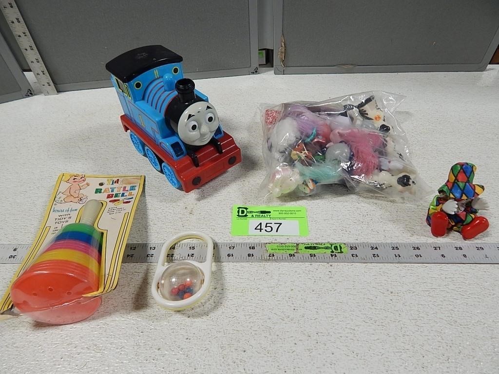 Baby rattles, Thomas the Train and other small toy