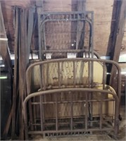 Estate Lot of Metal Bed Frames