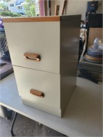1 Small Medal filing Cabinet with Wood Trim