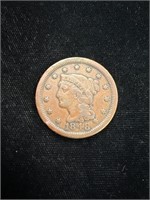 1848 Braided Hair Liberty Head Large Cent