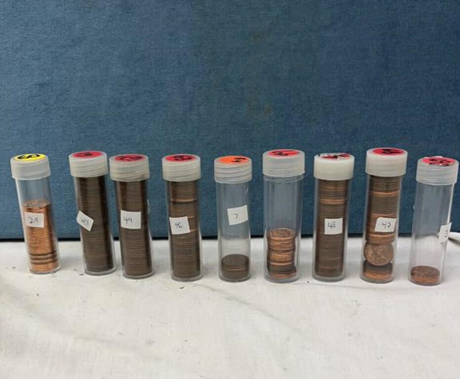 Partial Tubes of Canada 1Cents From the 1960s