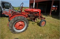 Farmall Super A tractor ( tire weights on all