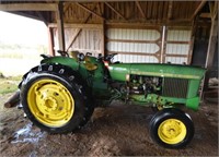 John Deere 1020 GAS tractor w/ remote outlets, 3