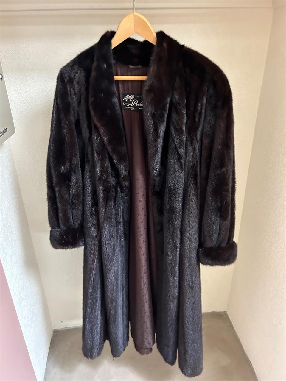 Georges Pouliot Female Ranch Mink Fur Coat