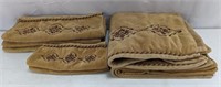 Vintage Brown Towels Set