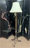 Unique Antique English Converted Floor Lamp