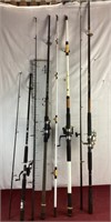 Assorted, Fishing Rod, and Reels