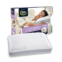 Serta Layered Luxury Gel Memory Foam Pillow $40