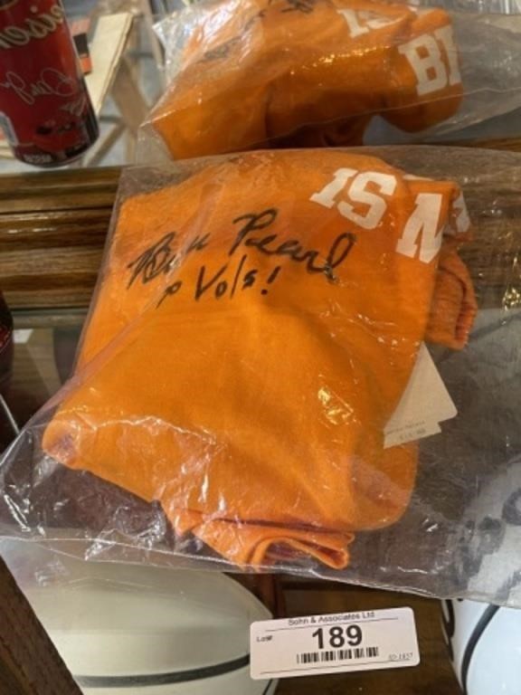 Bruce Pearl Hand Signed Tennessee T-Shirt