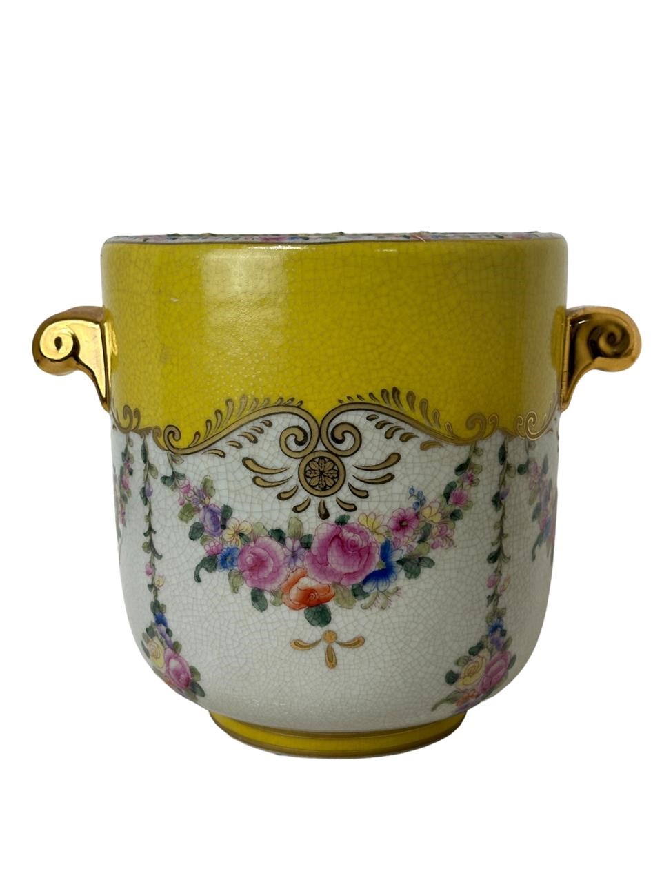 Porcelain Floral Jardiniere