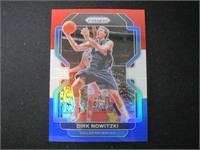 2021-22 PRIZM DIRK NOWITZKI RED WHITE BLUE