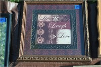 Live Laugh Love wall decor
