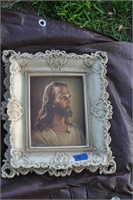 Jesus picture with broken frame