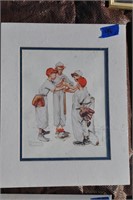 Norman Rockwell baseball picture