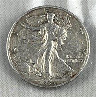 1934-S Walking Liberty Silver Half Dollar, US 50c