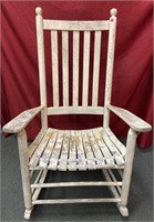 Early painted rocking chair