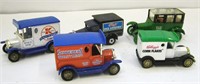 5 Small Toy Trucks
