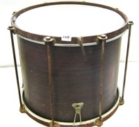 Ludwig Wooden with Metal Antique Drum & Sticks