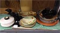 Group lot china, Japanese lusterware bowls,