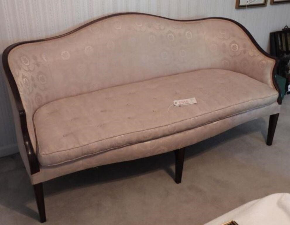 Upholstered settee 25” x 66”