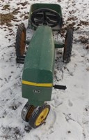 JOHN DEERE PEDAL TRACTOR AND