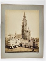 ANTIQUE PHOTOGRAPH - ANVERS CATHEDRAL