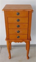 Nice 4 Drawer Jewelry Cabinet with Swing-Out