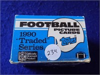 1990 Topps "Traded" Series Football Cards
