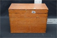 VINTAGE WOODEN BOX