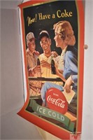 Coca Cola Poster 25" x 15"