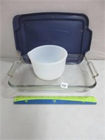 GLASS BAKING PAN + MIXING BOWL