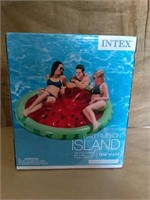 NIB Intex watermelon island 72" pool float