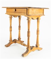Furniture Vintage Wood Console End Table