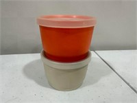 Lot of 2 - Tupperware Snack Cups