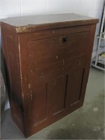 40"x 49" Double Sided Desk & Cabinet