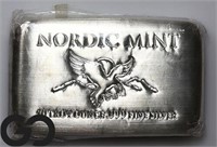 10oz Silver Bar, Nordic Mint, .999 Fine Silver